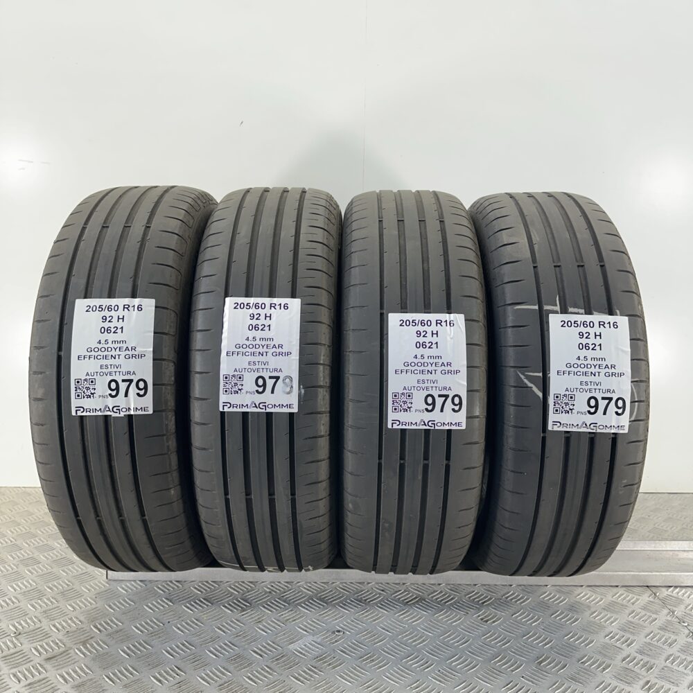 Gomme Usate 205 60 R16 92H Goodyear Efficient Grip Estive | Gomme Usate | PrimaGomme.it Gomme Usate 205 60 R16 92H Goodyear Efficient Grip Estive