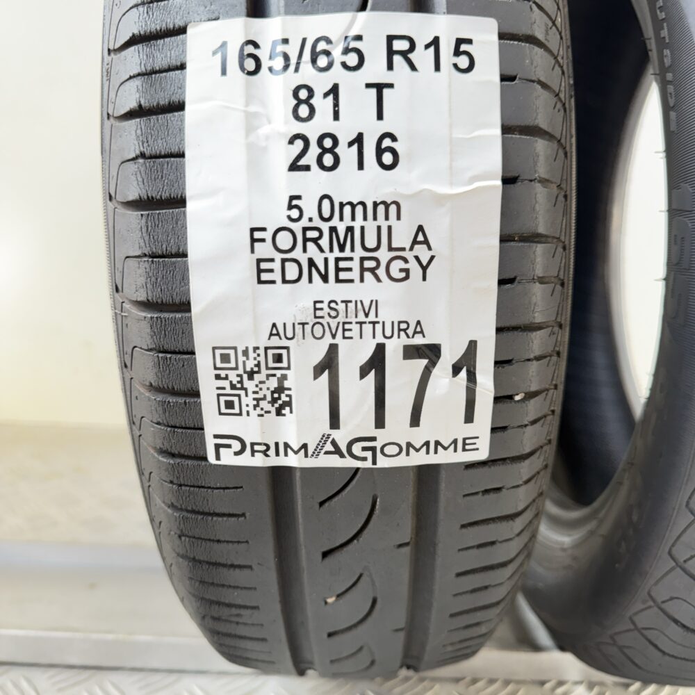 Gomme Usate 165 65 R15 81T Formula Energy 71% Estive | Gomme Usate | PrimaGomme.it Gomme Usate 165 65 R15 81T Formula Energy 71% Estive - immagine 3