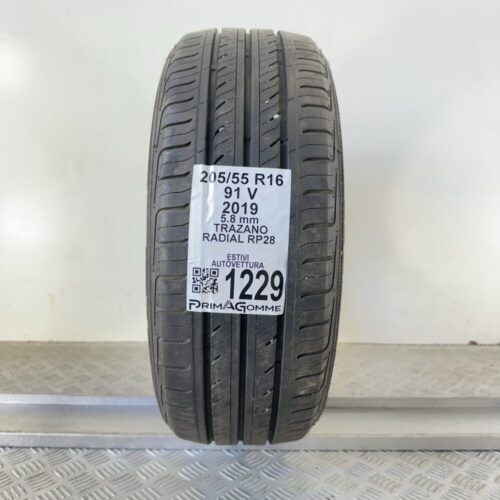 Pneumatico Usato 205 55 R16 91V Trazano Radial RP28 83% Estivo