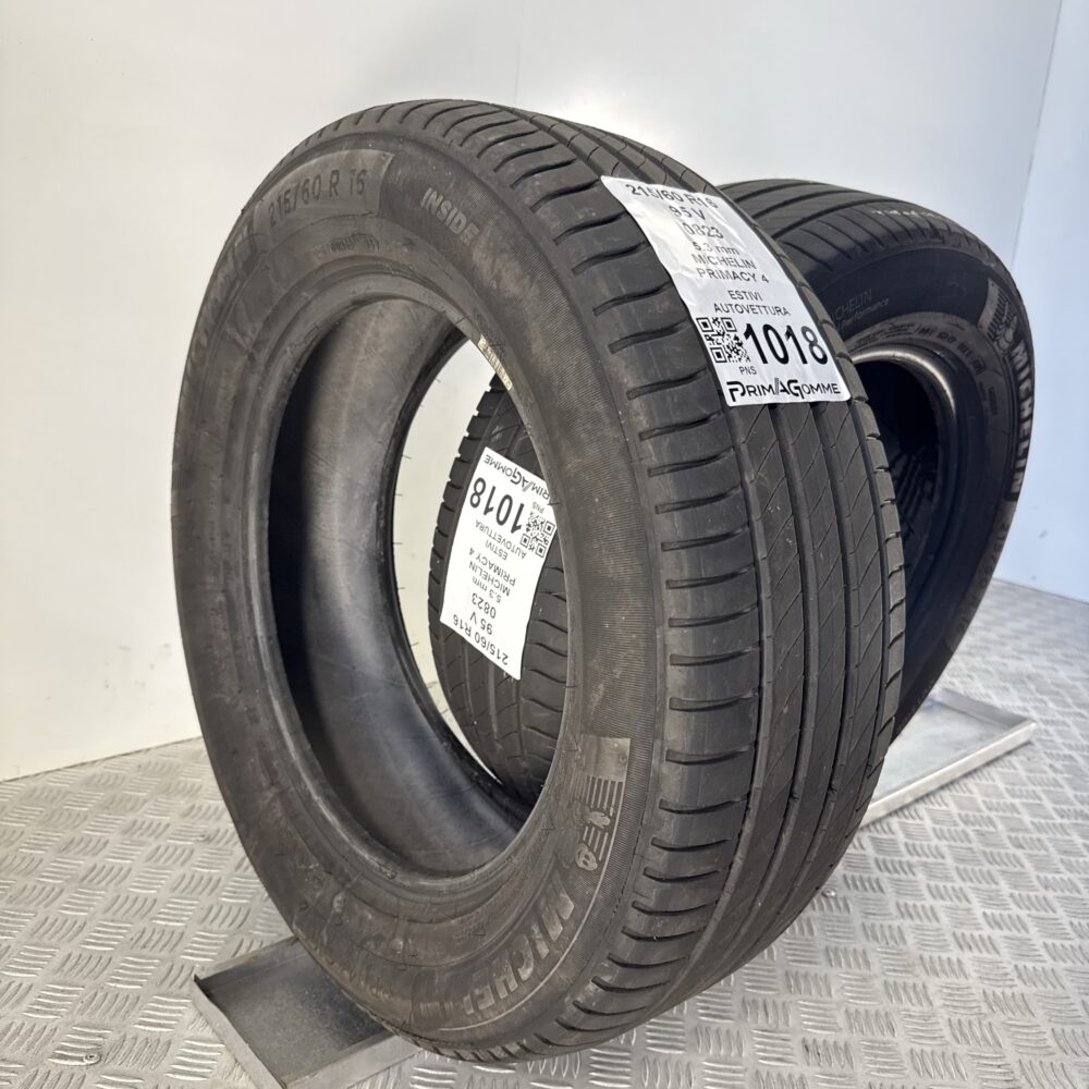 Gomme Usate 215 60 R16 95V Michelin Primacy 4 75% Estive | Gomme Usate | PrimaGomme.it Gomme Usate 215 60 R16 95V Michelin Primacy 4 75% Estive - immagine 6