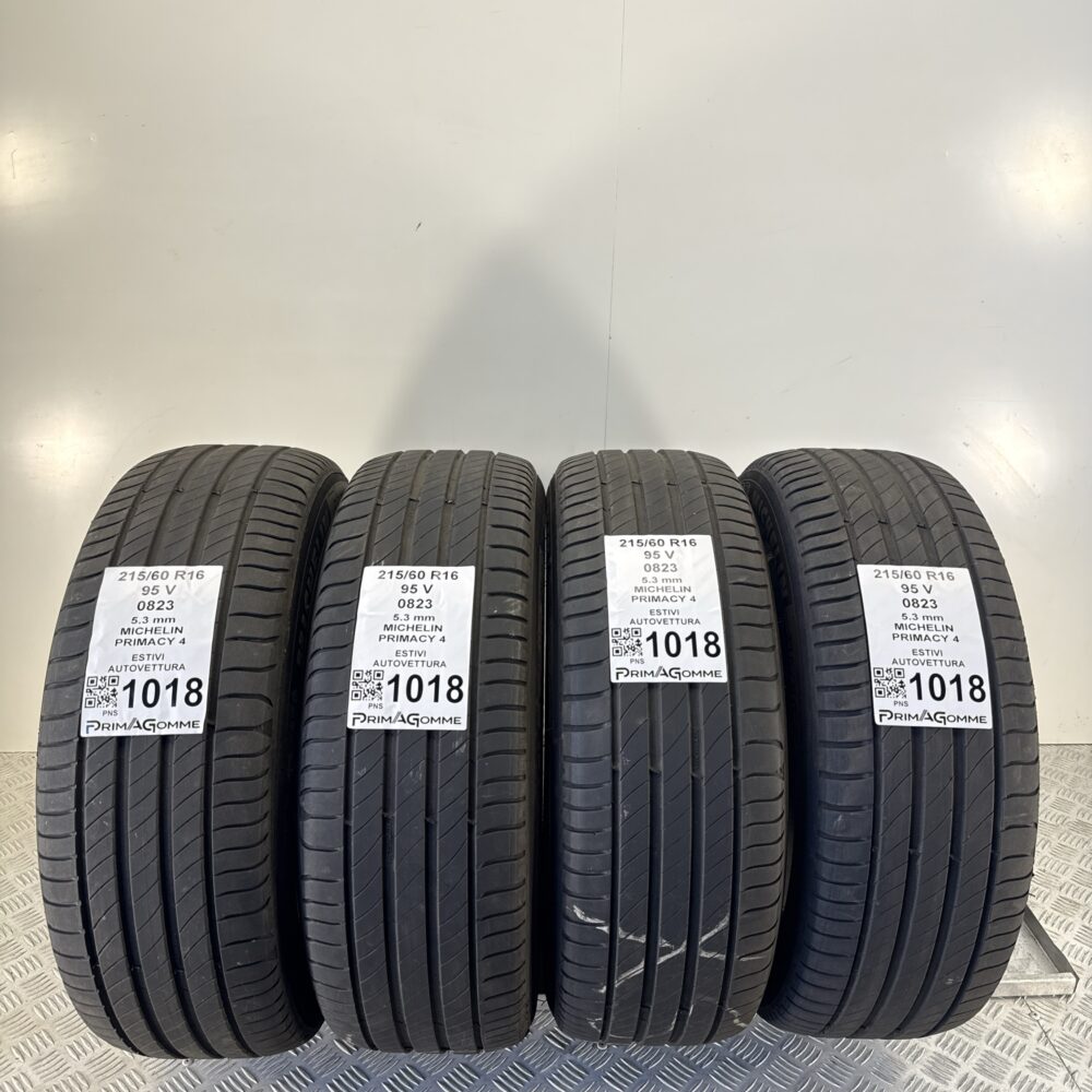 Gomme Usate 215 60 R16 95V Michelin Primacy 4 75% Estive | Gomme Usate | PrimaGomme.it Gomme Usate 215 60 R16 95V Michelin Primacy 4 75% Estive