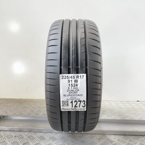Gomma Usata 225 45 R17 91W Dunlop Sport Bluresponse 87% Estiva