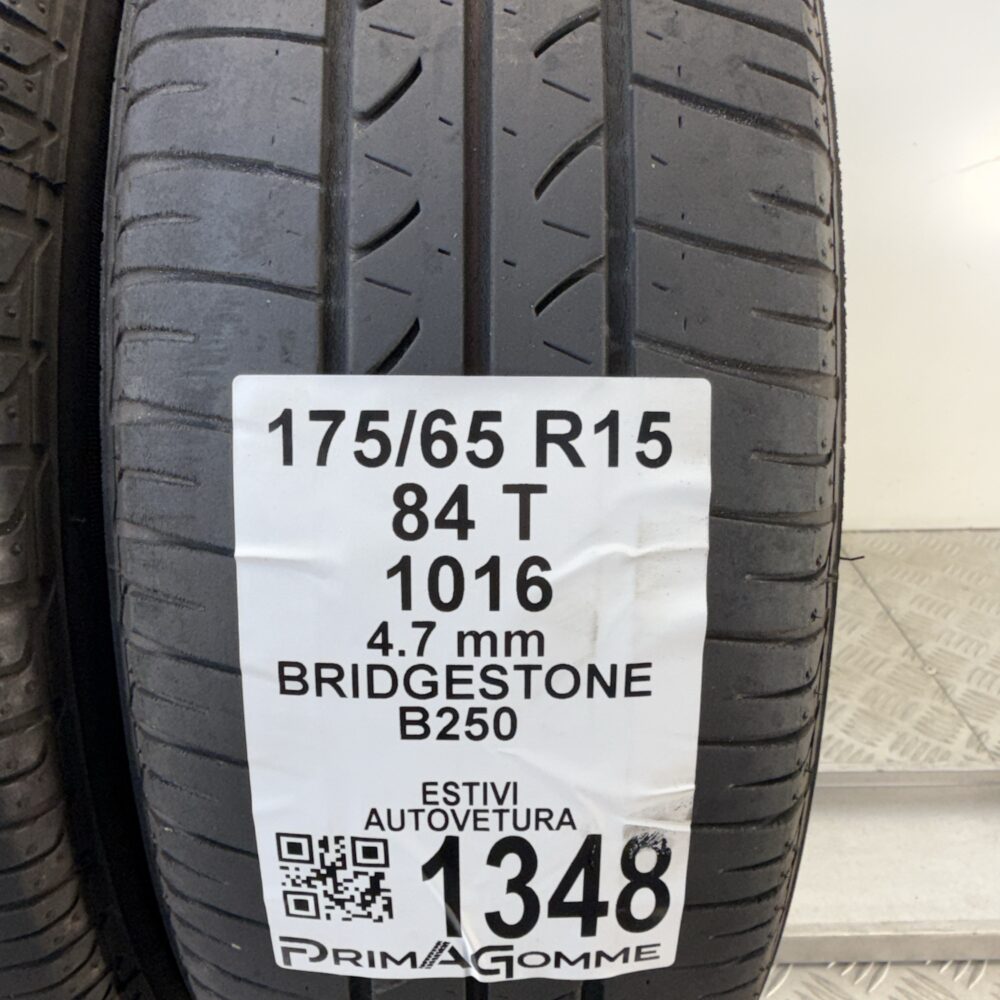 Gomme Usate 175 65 R15 84T Bridgestone B250 Estive | Gomme Usate | PrimaGomme.it Gomme Usate 175 65 R15 84T Bridgestone B250 Estive - immagine 3