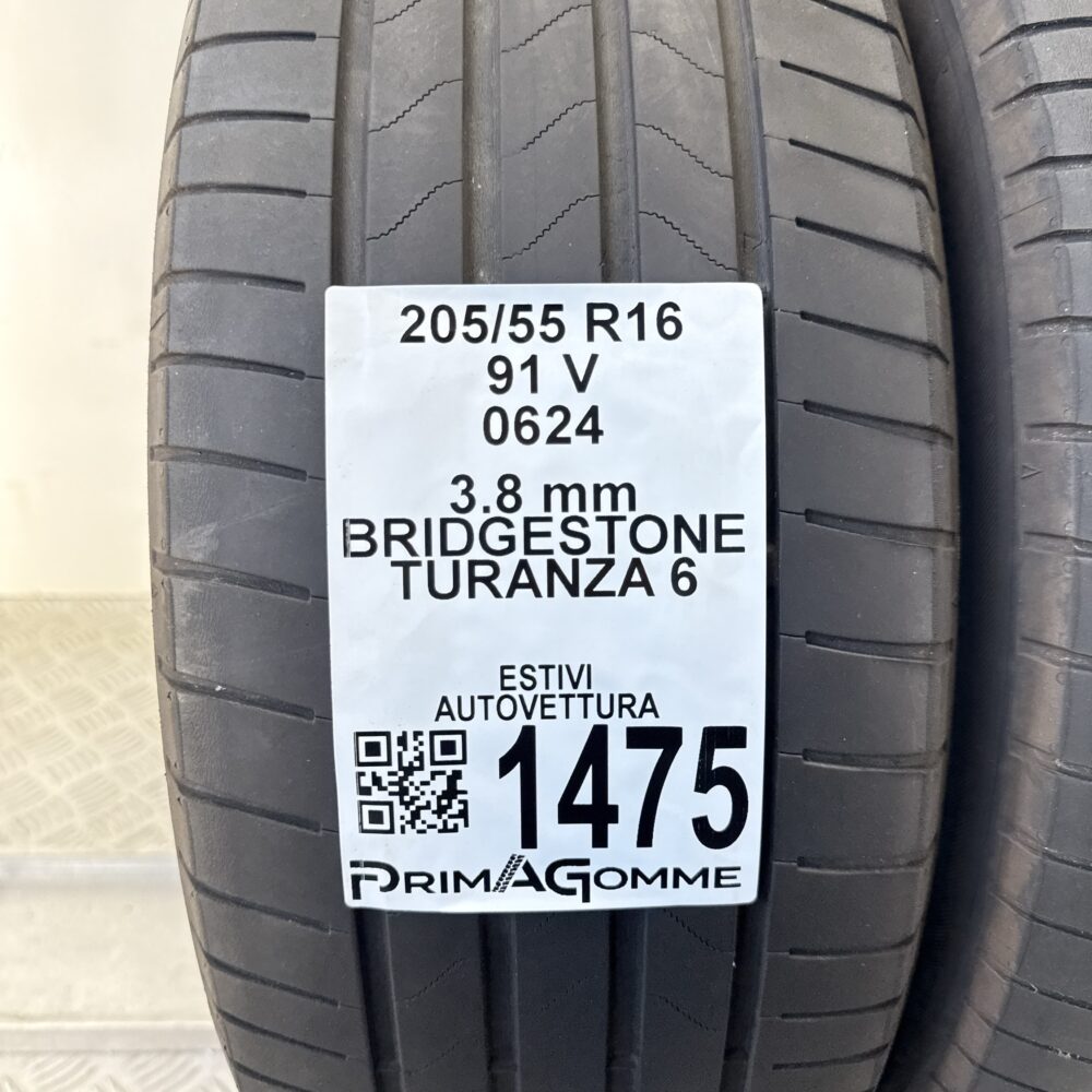 Gomme Usate 205 55 R16 91V Bridgestone Turanza 6 Estive | Gomme Usate | PrimaGomme.it Gomme Usate 205 55 R16 91V Bridgestone Turanza 6 Estive - immagine 3