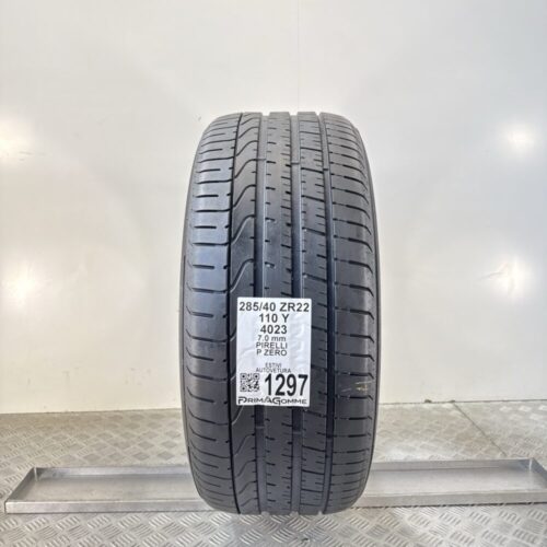 Gomma Usata 285 40 ZR22 110Y Pirelli P Zero 99% Estive