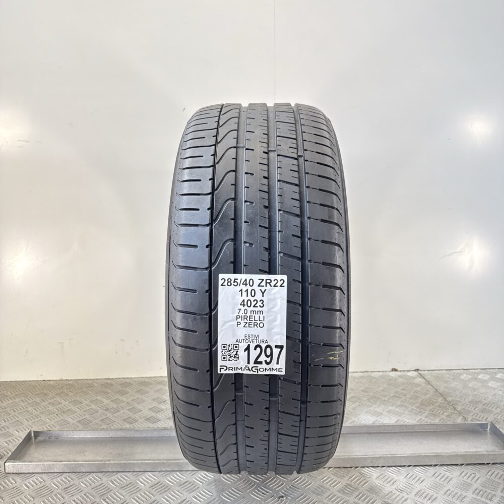 Gomma Usata 285 40 ZR22 110Y Pirelli P Zero 99% Estive | Gomme Usate | PrimaGomme.it Gomma Usata 285 40 ZR22 110Y Pirelli P Zero 99% Estive