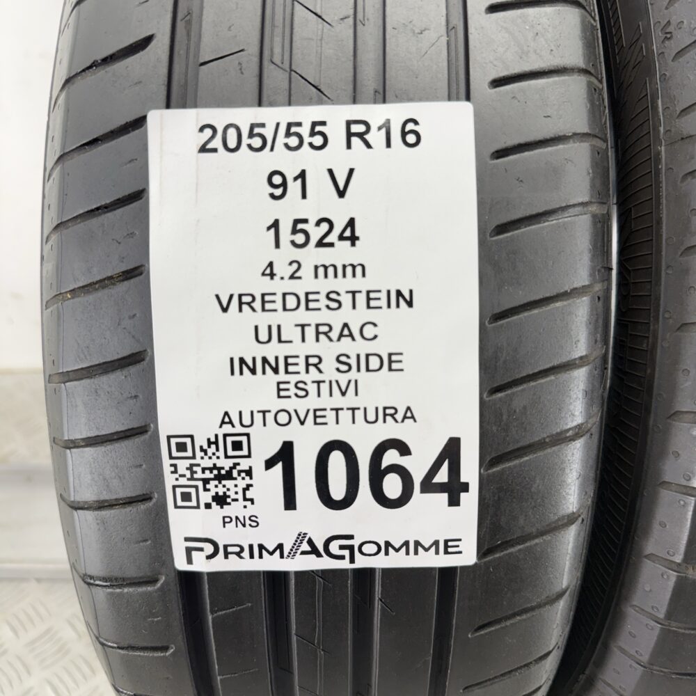 Gomme Usate 205 55 R16 91V Vredestein Ultrac Estive | Gomme Usate | PrimaGomme.it Gomme Usate 205 55 R16 91V Vredestein Ultrac Estive - immagine 3
