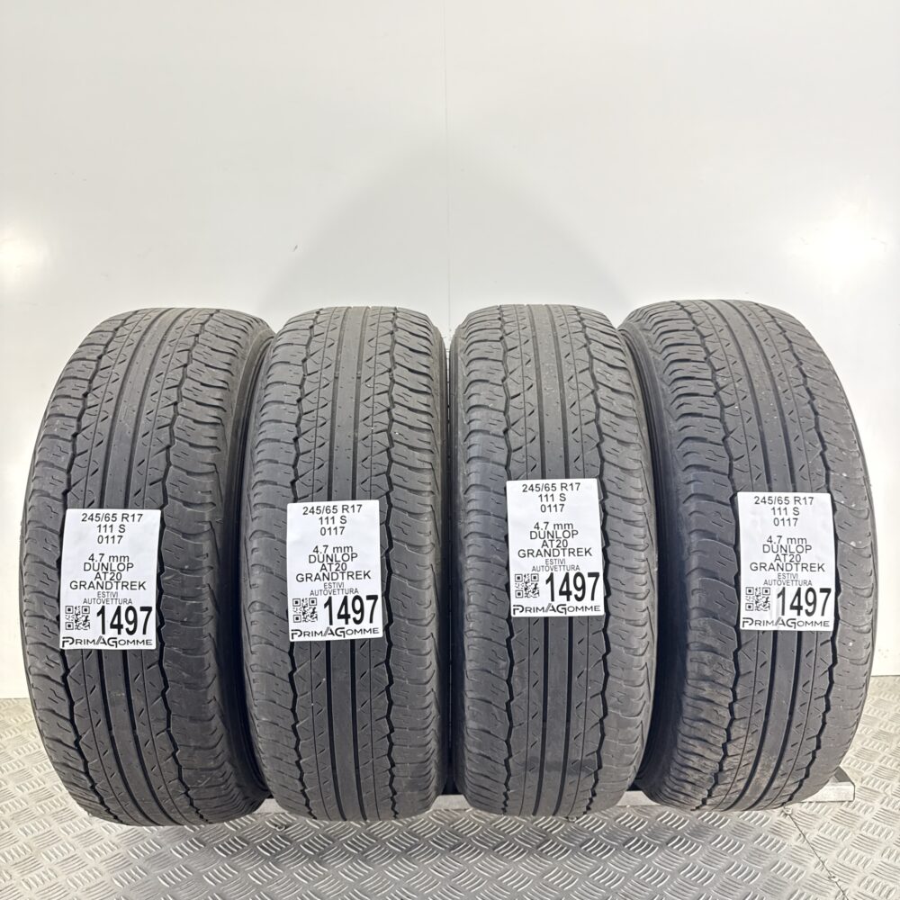 Gomme Usate 245 65 R17 111S Dunlop Grandtrek Estive | Gomme Usate | PrimaGomme.it Gomme Usate 245 65 R17 111S Dunlop Grandtrek Estive