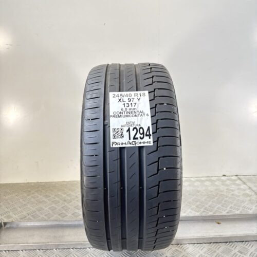 Gomma Usata 245 40 R18 XL 97Y Continental PremiumContact 6 88% Estiva