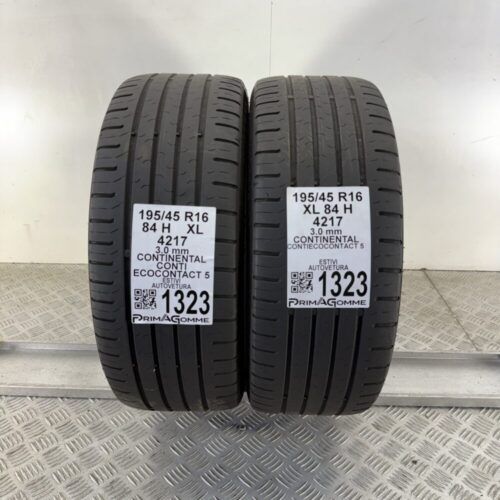 Pneumatici Usati 195 45 R16 84H Continental Ecocontact 5 Estive