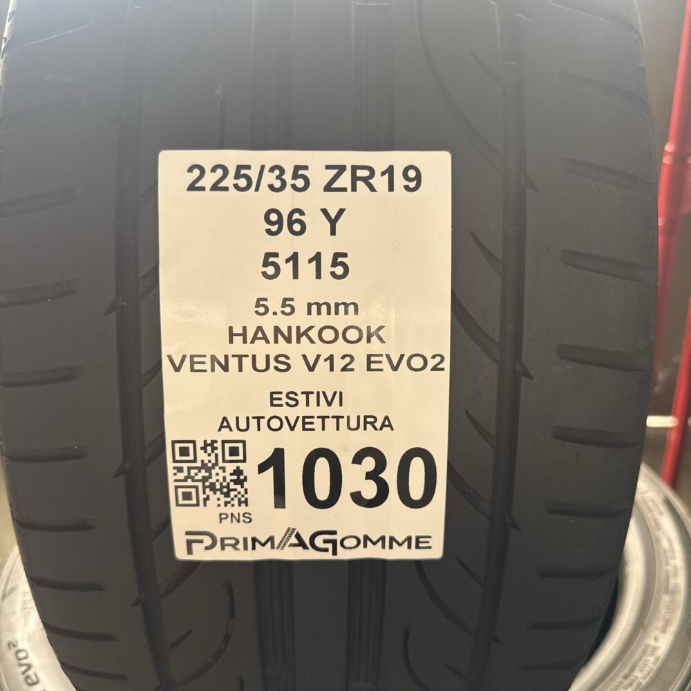 Gomme Usate 225 35 ZR19 96Y Hankook Ventus V12 Evo2 79% Estive | Gomme Usate | PrimaGomme.it Gomme Usate 225 35 ZR19 96Y Hankook Ventus V12 Evo2 79% Estive - immagine 3