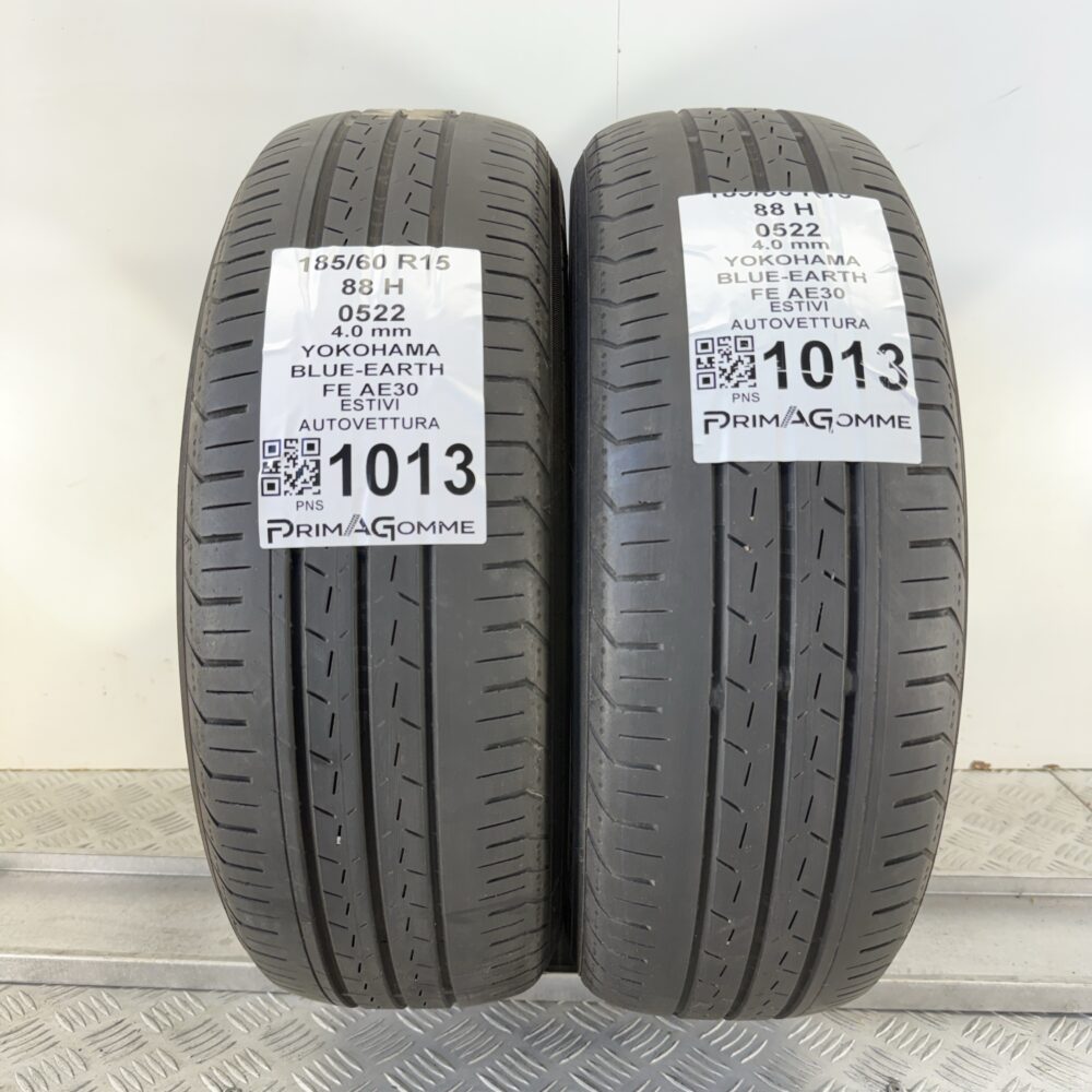 Gomme Usate 185 60 R15 88H Yokohama Blue-Earth FE AE30 Estive | Gomme Usate | PrimaGomme.it Gomme Usate 185 60 R15 88H Yokohama Blue-Earth FE AE30 Estive