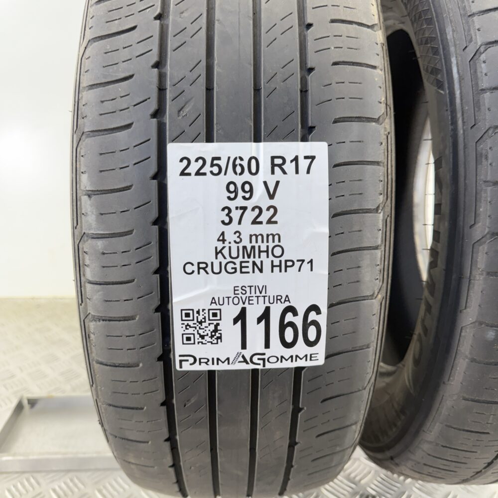 Gomme Usate 225 60 R17 99V Kumho Crugen HP71 Estive | Gomme Usate | PrimaGomme.it Gomme Usate 225 60 R17 99V Kumho Crugen HP71 Estive - immagine 3