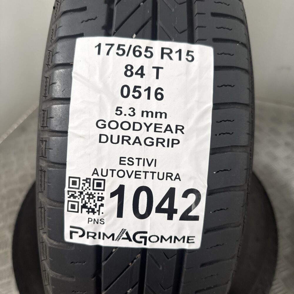 Gomme Usate 175 65 R15 84T Goodyear Duragrip 76% Estive | Gomme Usate | PrimaGomme.it Gomme Usate 175 65 R15 84T Goodyear Duragrip 76% Estive - immagine 3