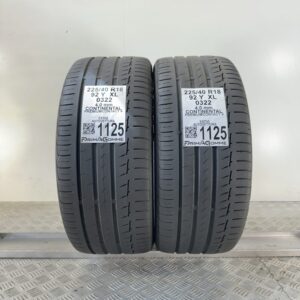 Gomme Usate 225 40 R18 XL 92Y Continental PremiumContact 6 Estive