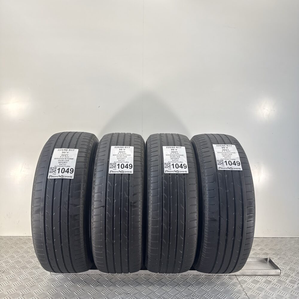 Gomme Usate 225 60 R17 99V Bridgestone Dueler Sport Estive | Gomme Usate | PrimaGomme.it Gomme Usate 225 60 R17 99V Bridgestone Dueler Sport Estive