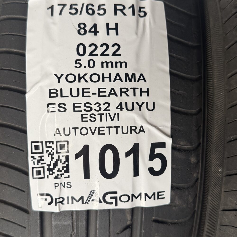 Gomme Usate 175 65 R15 84H Yokohama Blue-Earth ES ES32 71% Estive | Gomme Usate | PrimaGomme.it Gomme Usate 175 65 R15 84H Yokohama Blue-Earth ES ES32 71% Estive - immagine 3