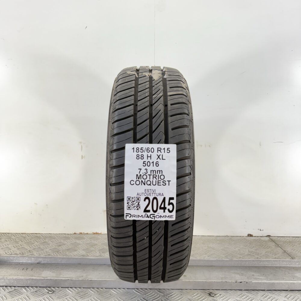 Pneumatico Usato 185 60 R15 XL 88H MOTRIO CONQUEST 100% Estivo | Gomme Usate | PrimaGomme.it Pneumatico usato 185 60 R15 MOTRIO CONQUEST - foto 8