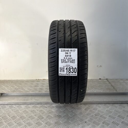 Pneumatico Usato 225 45 R17 94Y ESA TECAR Spirit Pro 86% Estivo