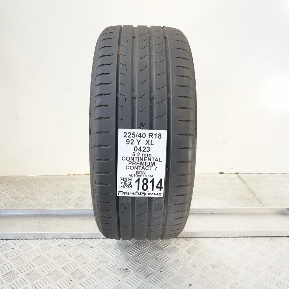 Pneumatico Usato 225 40 R18 XL 92Y CONTINENTAL Premium Contact 7 74% Estivo | Gomme Usate | PrimaGomme.it Pneumatico usato 225 40 R18 CONTINENTAL Premium Contact 7 - foto 6