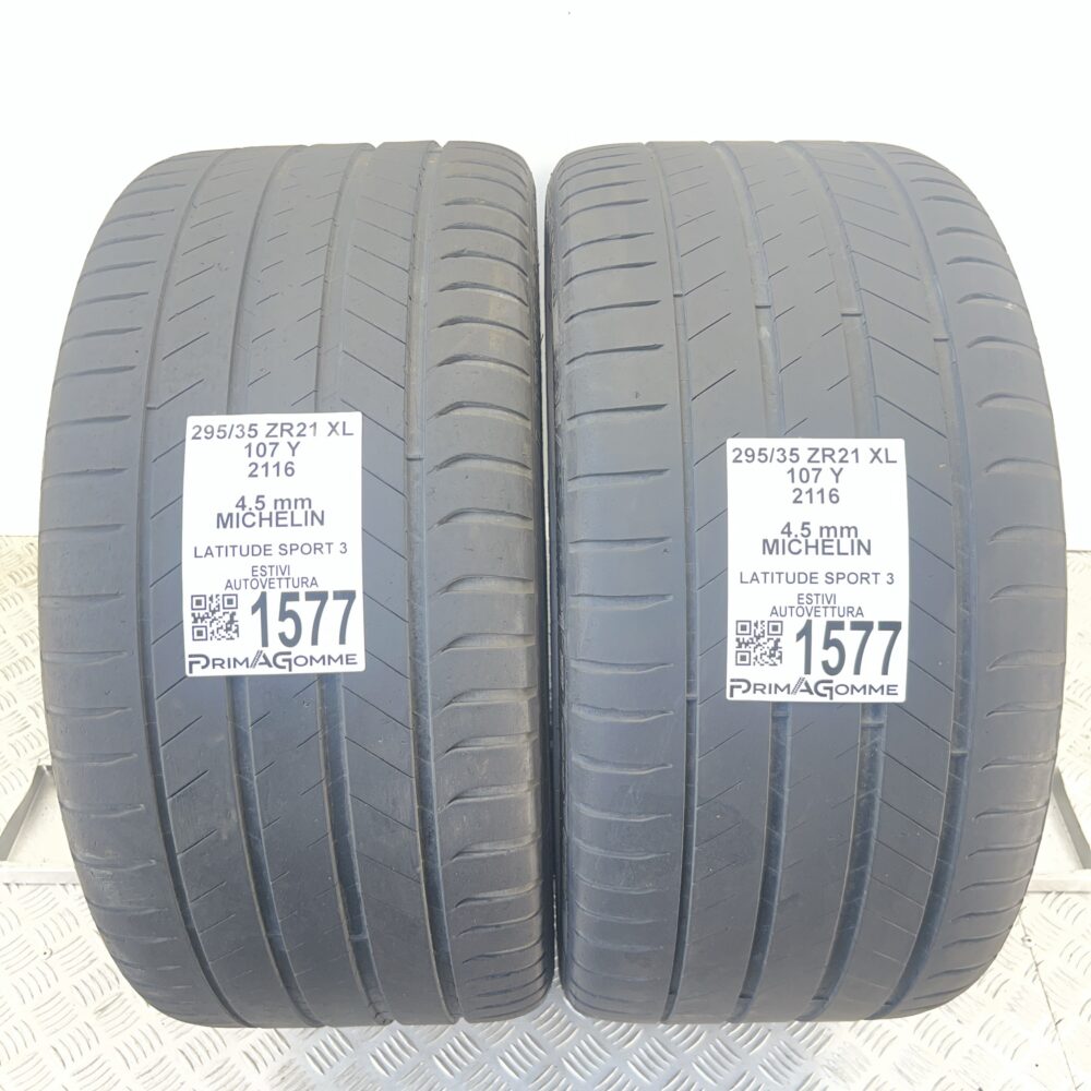 Gomme Usate 295 35 ZR21 XL 107Y Michelin Latitude Sport 3 Estive | Gomme Usate | PrimaGomme.it Gomme Usate 295 35 ZR21 XL 107Y Michelin Latitude Sport 3 Estive