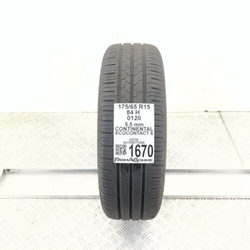Pneumatico Usato 175 65 R15 84H Continental Ecocontact 6 78% Estivo