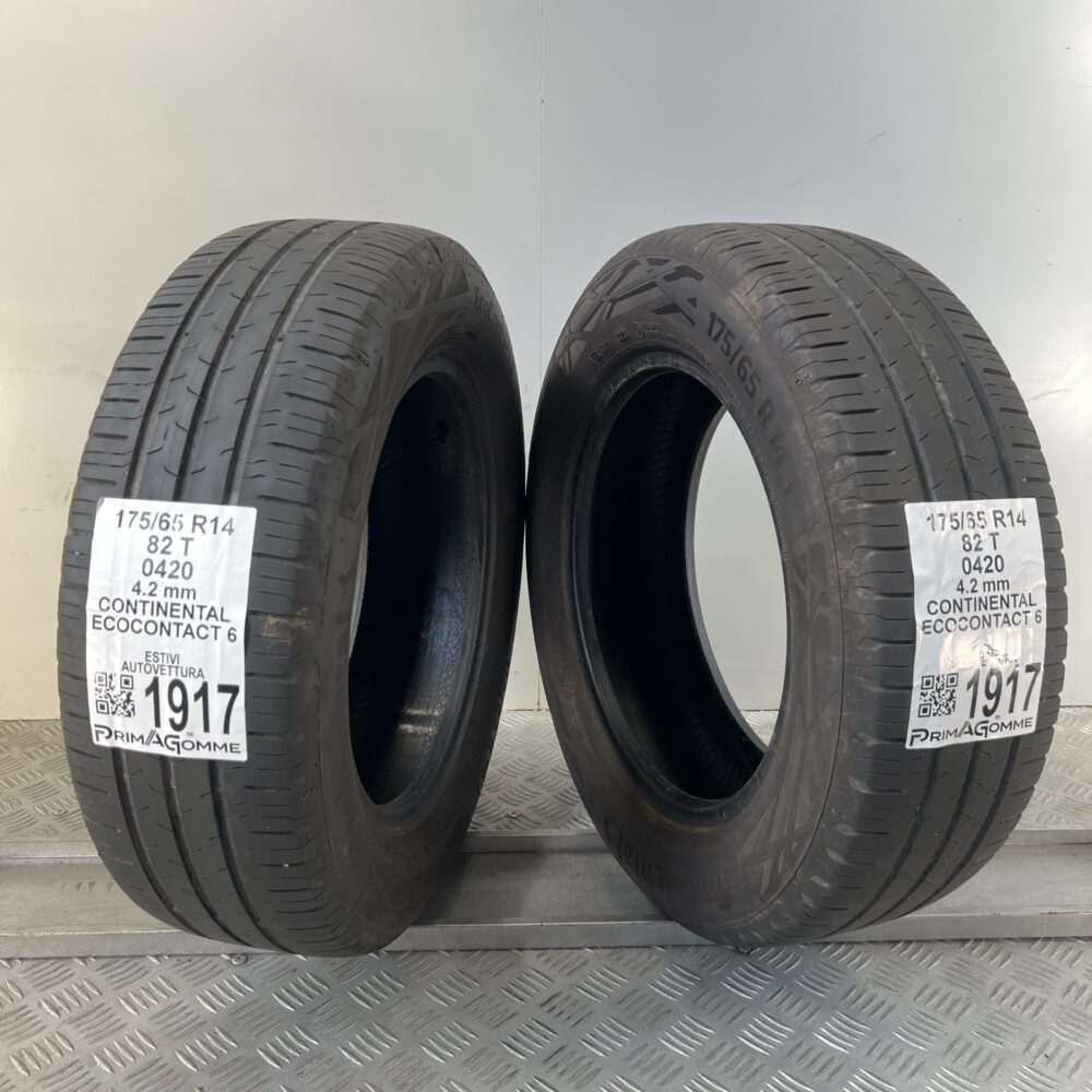 Pneumatici Usati 175 65 R14 82T Continental EcoContact 6 Estive | Gomme Usate | PrimaGomme.it Pneumatici usati 175 65 R14 Continental EcoContact 6