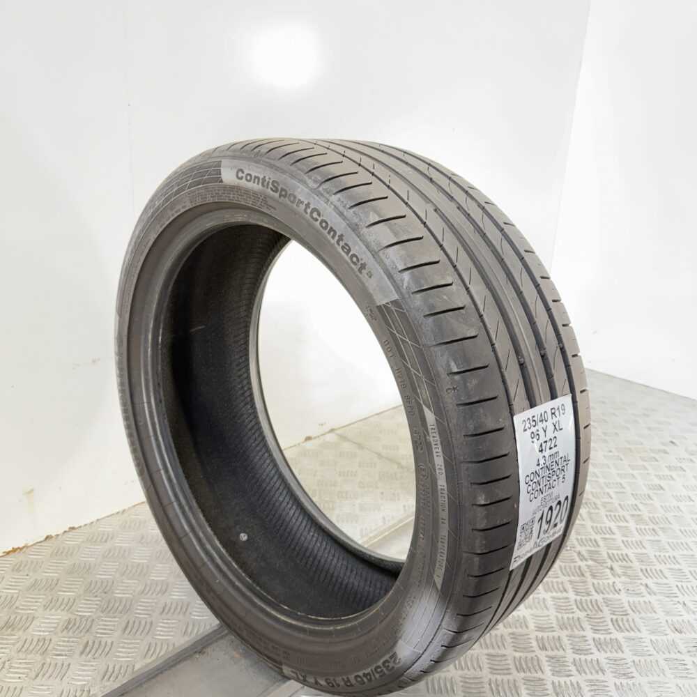 Pneumatico Usato 235 40 R19 XL 96Y Continental ContiSport Contact 5 Estivo | Gomme Usate | PrimaGomme.it Pneumatico usato 235 40 R19 Continental ContiSport Contact 5 - foto 4