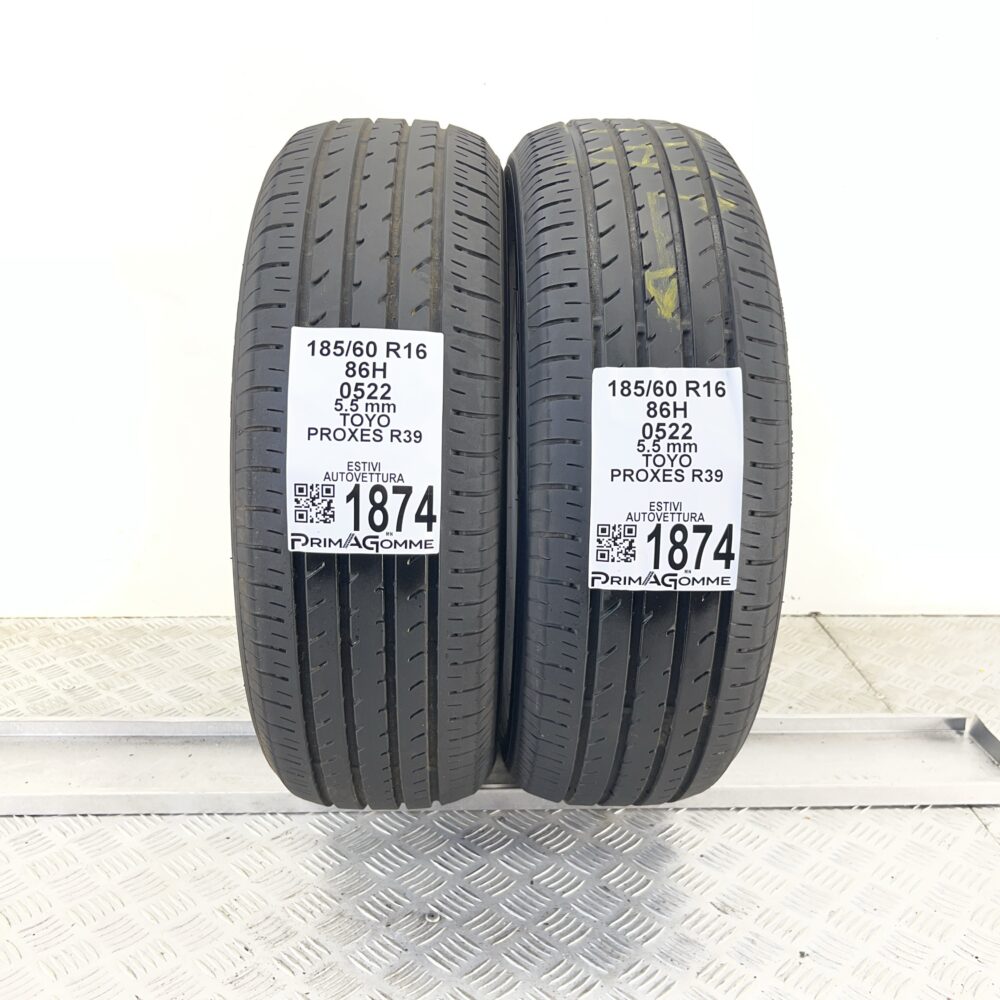 Pneumatici Usati 185 60 R16 86H Toyo Proxes R39 79% Estive | Gomme Usate | PrimaGomme.it Pneumatici usati 185 60 R16 Toyo Proxes R39 - foto 6