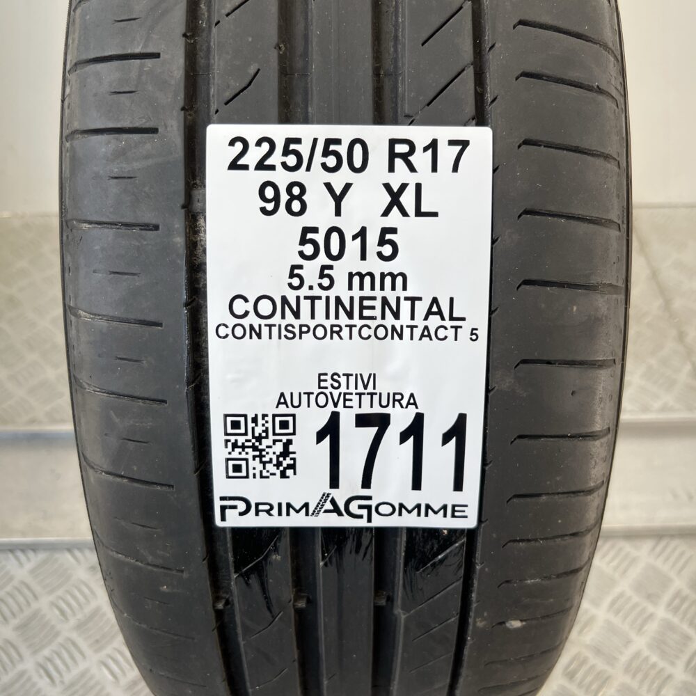 Pneumatico Usato 225 50 R17 XL 98Y Continental ContiSportContact 5 79% Estivo | Gomme Usate | PrimaGomme.it Pneumatico usato 225 50 R17 Continental ContiSportContact 5 - foto 7