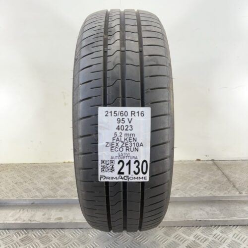 Pneumatico Usato 215 60 R16 95V Falken Ziex ZE310A Eco Run 74% Estivo