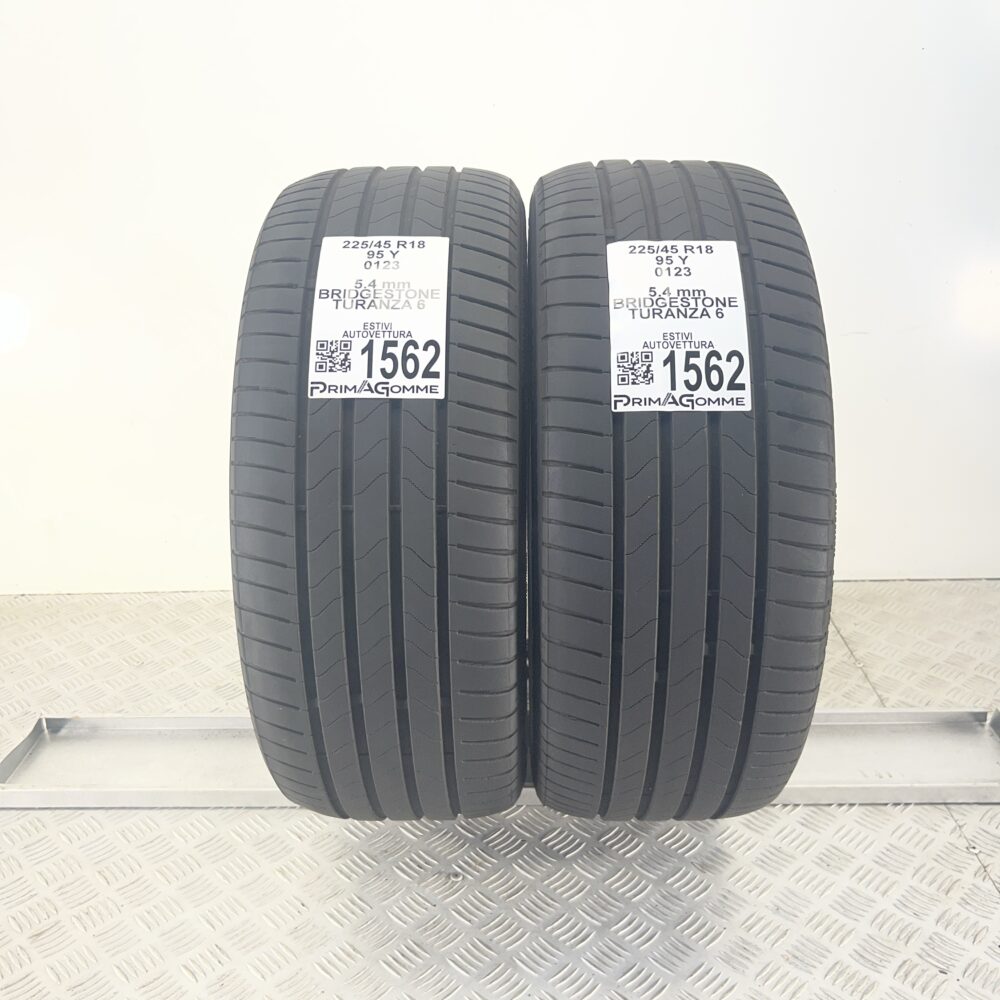 Gomme Usate 225 45 R18 95Y Bridgestone Turanza 6 77% Estive | Gomme Usate | PrimaGomme.it Gomme Usate 225 45 R18 95Y Bridgestone Turanza 6 77% Estive
