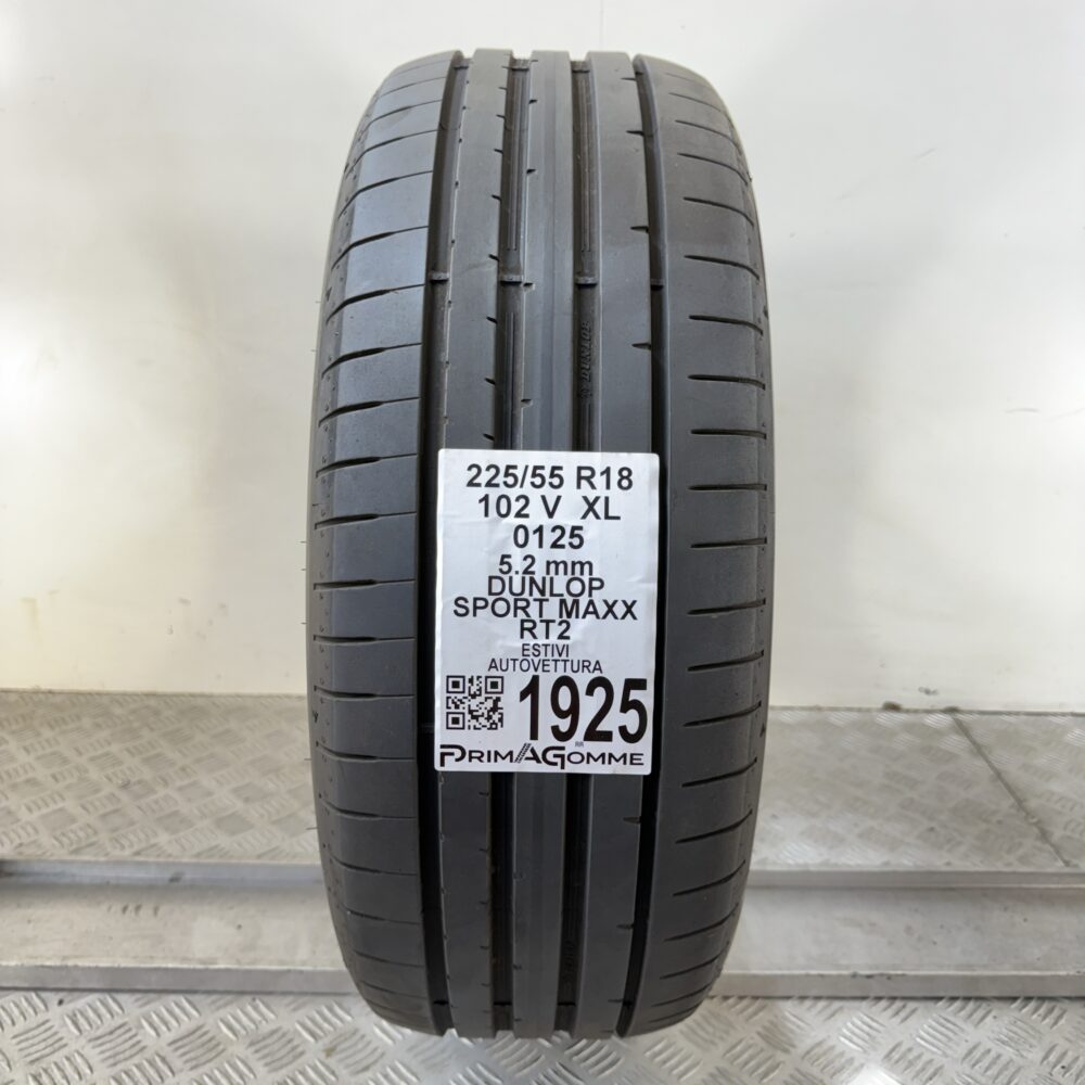 Pneumatico Usato 225 55 R18 XL 102V Dunlop Sport Maxx RT2 74% Estivo | Gomme Usate | PrimaGomme.it Pneumatico usato 225 55 R18 Dunlop Sport Maxx RT2 - foto 7