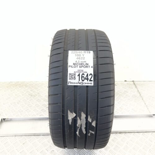 Gomma Usata 225 40 R19 100Y Michelin Pilot Sport 4 Estiva