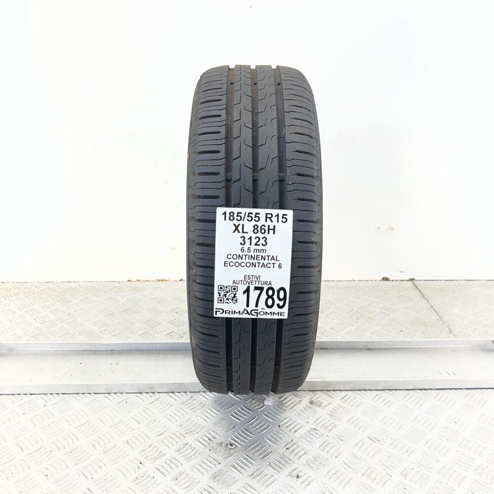 Pneumatico Usato 185 55 R15 XL 86H Continental EcoContact 6 93% Estivo | Gomme Usate | PrimaGomme.it Pneumatico usato 185 55 R15 Continental EcoContact 6 - foto 6