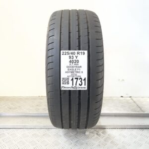 Pneumatico Usato 225 40 R19 93Y Goodyear Eagle F1 Asymetric 5 81% Estivo