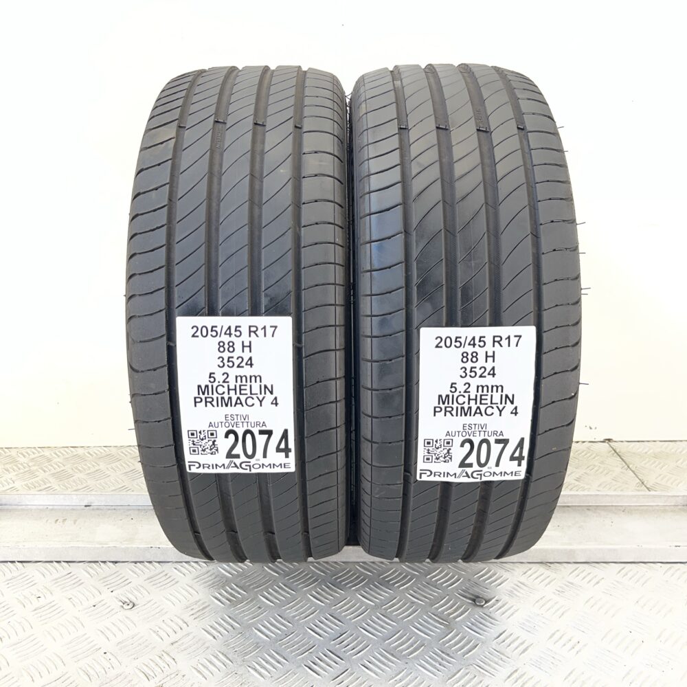 Pneumatici Usati 205 45 R17 88H Michelin Primacy 4 74% Estive | Gomme Usate | PrimaGomme.it Pneumatici usati 205 45 R17 Michelin Primacy 4 - foto 7