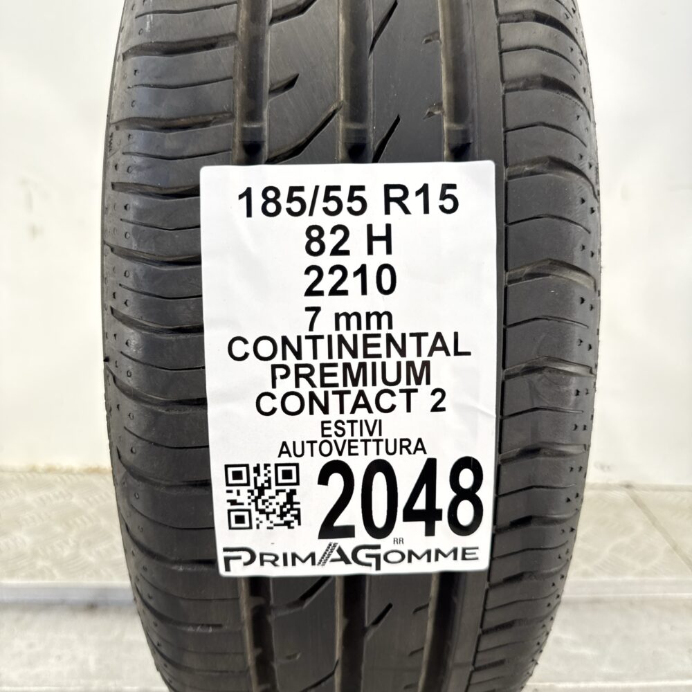Pneumatico Usato 185 55 R15 82H Continental Premium Contact 2 100% Estivo | Gomme Usate | PrimaGomme.it Pneumatico usato 185 55 R15 Continental Premium Contact 2 - foto 6