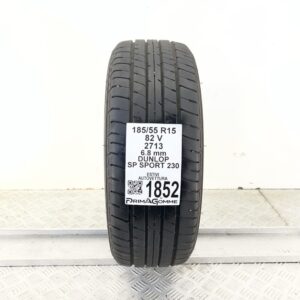 Pneumatico Usato 185 55 R15 82V DUNLOP SP Sport 230 97% Estivo