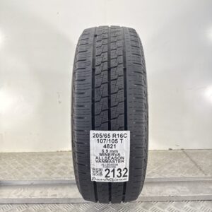 Pneumatico Usato 205 65 R16C 107/105T Minerva Allseason Vanmaster 77% 4 Stagioni