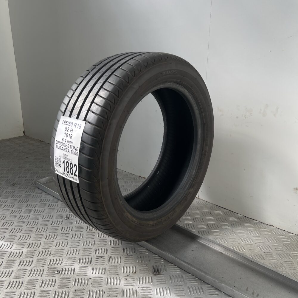 Pneumatico Usato 195 50 R15 82H Bridgestone Turanza T005 91% Estivo | Gomme Usate | PrimaGomme.it Pneumatico usato 195 50 R15 Bridgestone Turanza T005 - foto 2