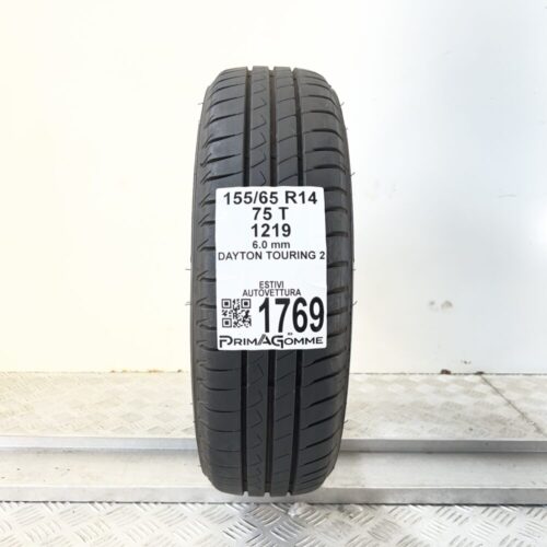 Pneumatico Usato 155 65 R14 75T DAYTON Touring 2 86% Estivo