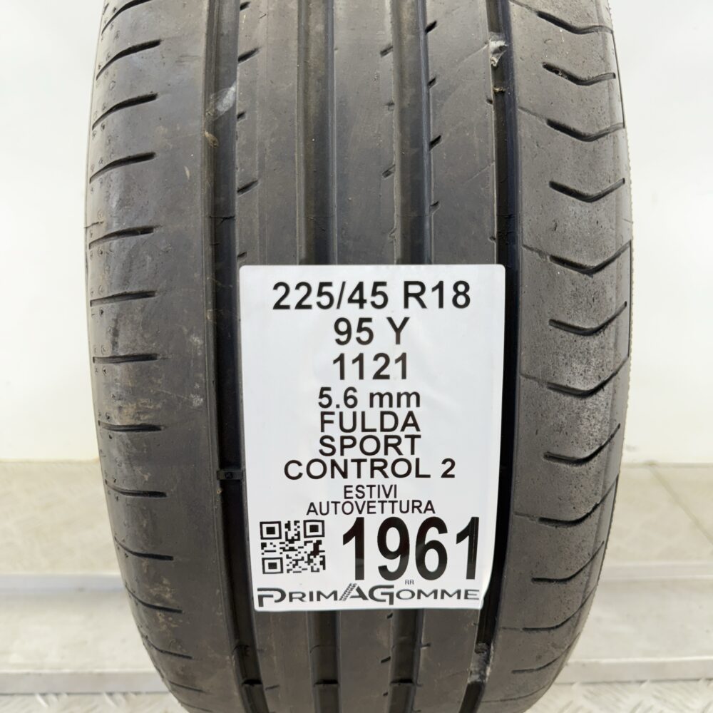Pneumatico Usato 225 45 R18 95Y Fulda Sport Control 2 80% Estivo | Gomme Usate | PrimaGomme.it Pneumatico usato 225 45 R18 Fulda Sport Control 2 - foto 6
