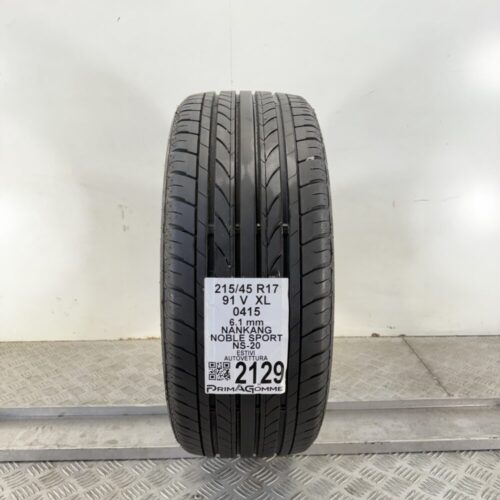 Pneumatico Usato 215 45 R17 XL 91V Nankang Noble Sport NS-20 87% Estivo