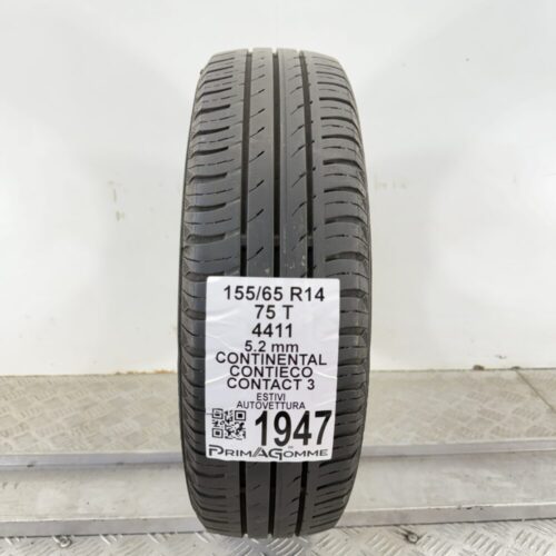 Pneumatico Usato 155 65 R14 75T Continental ContiEcoContact 3 74% Estivo