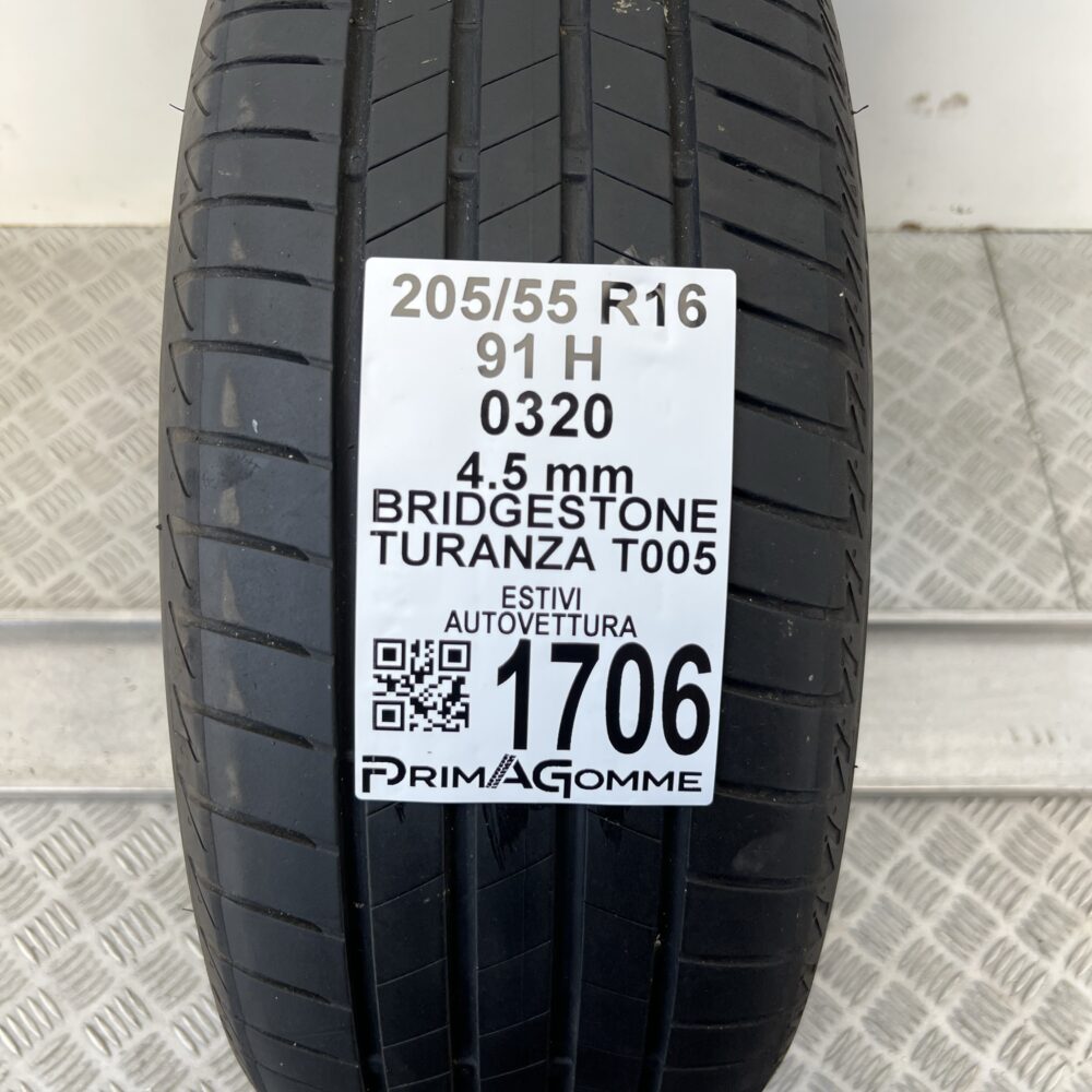Pneumatico Usato 205 55 R16 91H Bridgestone Turanza T005 Estivo | Gomme Usate | PrimaGomme.it Pneumatico usato 205 55 R16 Bridgestone Turanza T005 - foto 7