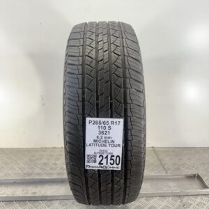 Pneumatico Usato 265 65 R17 110S Michelin Latitude Tour 89% Estivo