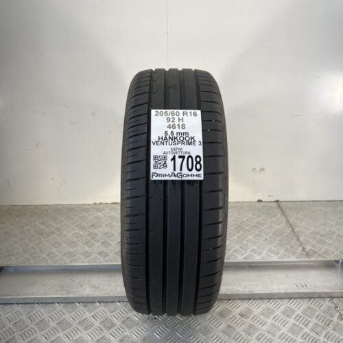 Pneumatico Usato 205 60 R16 92H Hankook Ventus Prime 3 79% Estivo