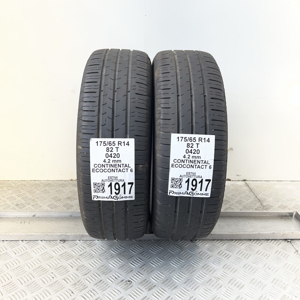 Pneumatici Usati 175 65 R14 82T Continental EcoContact 6 Estive | Gomme Usate | PrimaGomme.it Pneumatici usati 175 65 R14 Continental EcoContact 6 - foto 7