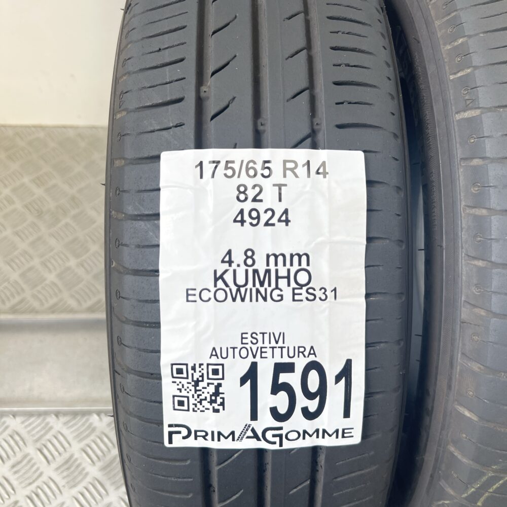 Pneumatici Usati 175 65 R14 82T Kumho Ecowing ES31 Estive | Gomme Usate | PrimaGomme.it Pneumatici usati 175 65 R14 Kumho Ecowing ES31 - foto 8